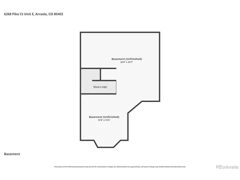 Floorplan - 6268 Pike Ct #E, Arvada, CO 80403 photo 4 of 4