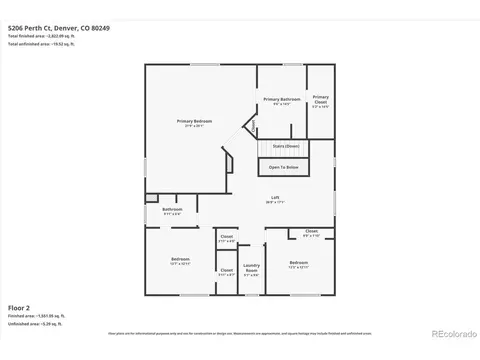 Floorplan - 5206 Perth Ct, Denver, CO 80249 photo 3 of 3