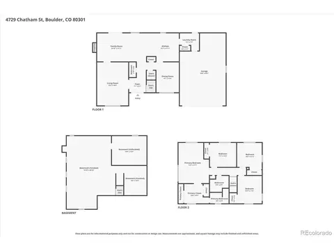 Floorplan - 4729 Chatham St, Boulder, CO 80301 photo 1 of 4