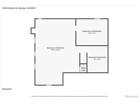 Floorplan - 4729 Chatham St, Boulder, CO 80301 photo 4 of 4