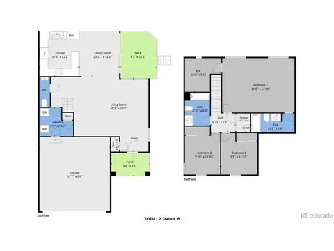 Floorplan - 3517 Dexter Ct, Denver, CO 80207 photo 1 of 3