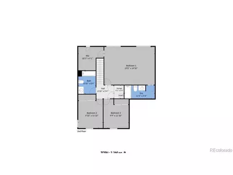 Floorplan - 3517 Dexter Ct, Denver, CO 80207 photo 3 of 3