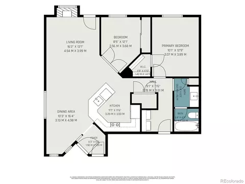 Floorplan - 4286 S Eldridge St #101, Morrison, CO 80465 photo 1 of 1
