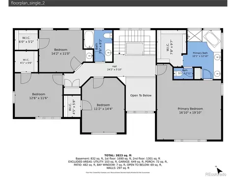 Floorplan - 6566 S Madison Ct, Centennial, CO 80121 photo 3 of 4
