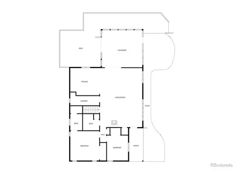 Floorplan - 190 Smith Ln, Howard, CO 81233 photo 2 of 2