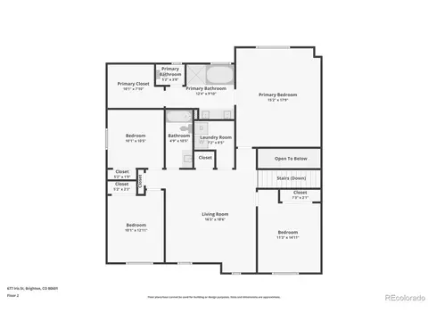 Floorplan - 677 Iris St, Brighton, CO 80601 photo 2 of 3