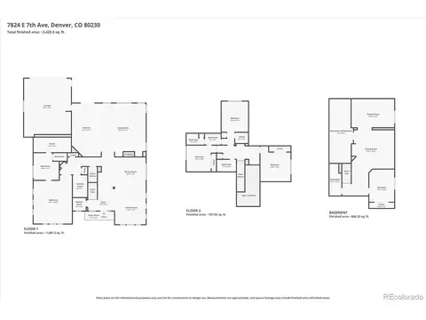 Floorplan - 7824 E 7th Ave, Denver, CO 80230 photo 1 of 1