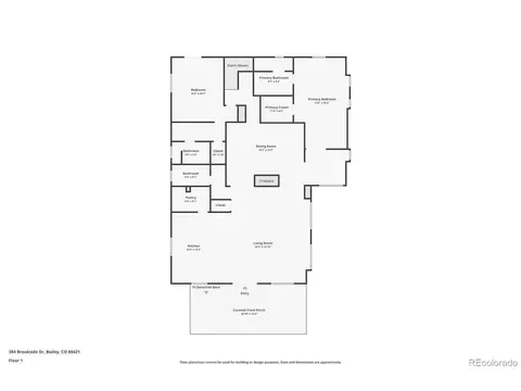 Floorplan - 384 Brookside Dr, Bailey, CO 80421 photo 2 of 2