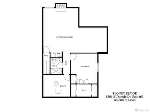 Floorplan - 8505 E Temple Dr #463, Denver, CO 80237 photo 1 of 1