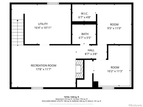 Floorplan - 15949 E Brunswick Dr, Aurora, CO 80013 photo 2 of 3