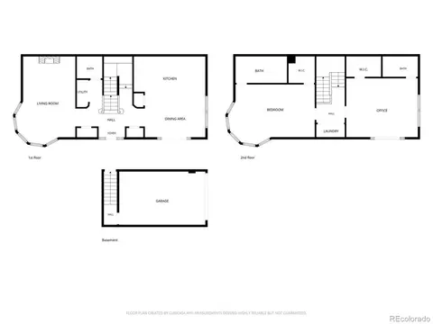 Floorplan - 3710 E 1st Ave #A, Denver, CO 80206 photo 1 of 1