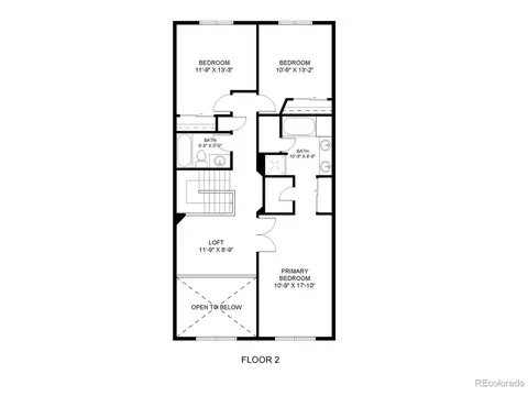 Floorplan - 1224 E 130th Ave #C, Thornton, CO 80241 photo 1 of 2