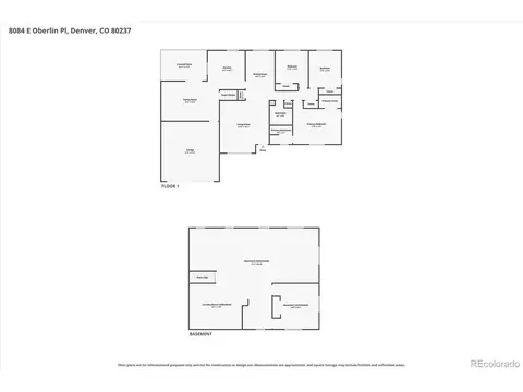 Floorplan - 8084 E Oberlin Pl, Denver, CO 80237 photo 3 of 3