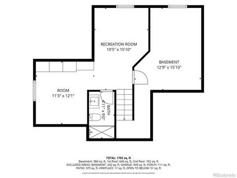 Floorplan - 857 Mcclure Ave, Firestone, CO 80520 photo 3 of 4