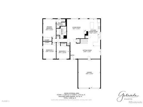 Floorplan - 3955 S Uinta St, Denver, CO 80237 photo 1 of 3