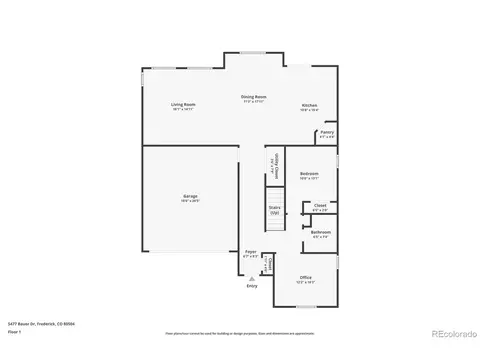 Floorplan - 5477 Bauer Dr, Frederick, CO 80504 photo 4 of 6