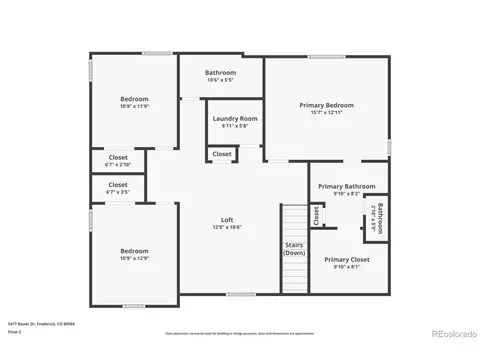Floorplan - 5477 Bauer Dr, Frederick, CO 80504 photo 5 of 6