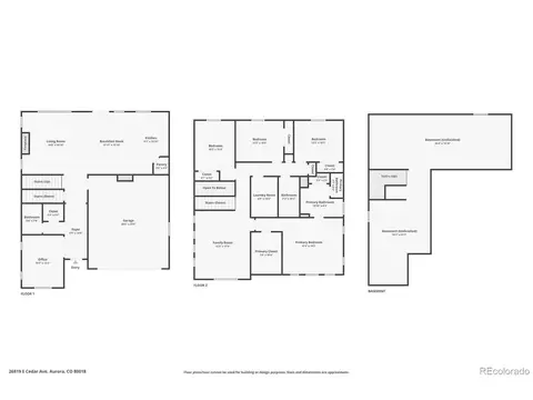 Floorplan - 26819 E Cedar Ave, Aurora, CO 80018 photo 1 of 3