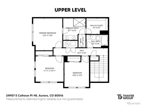 Floorplan - 24907 E Calhoun Pl #B, Aurora, CO 80016 photo 2 of 2