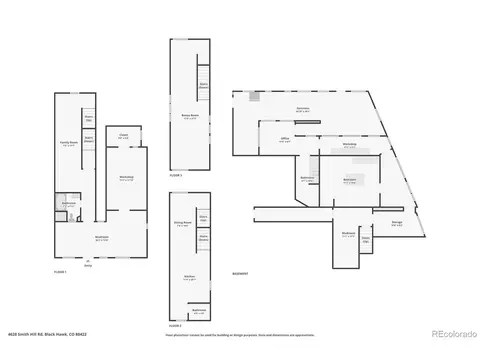 Floorplan - 4628 Smith Hill Rd, Black Hawk, CO 80422 photo 1 of 1