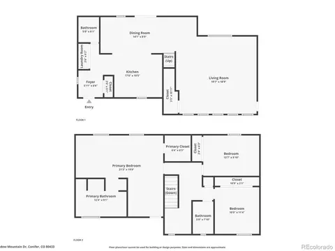 Floorplan - 28268 Shadow Mountain Dr, Conifer, CO 80433 photo 1 of 1