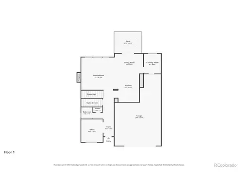 Floorplan - 26845 E Quarto Pl, Aurora, CO 80016 photo 2 of 3