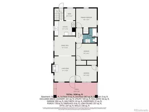 Floorplan - 1237 S Bannock St, Denver, CO 80223 photo 1 of 4