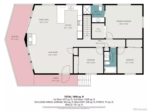 Floorplan - 38 Pinon Rd, Bailey, CO 80421 photo 2 of 2