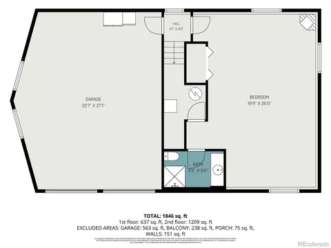 Floorplan - 38 Pinon Rd, Bailey, CO 80421 photo 1 of 2