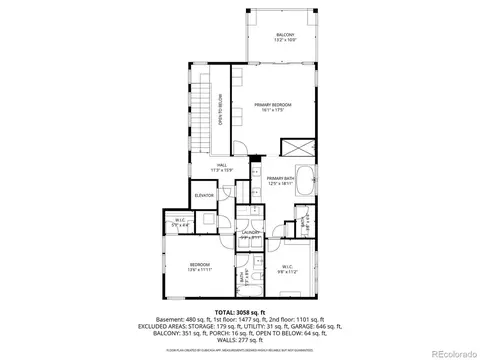 Floorplan - 10155 Bellwether Ln, Lone Tree, CO 80124 photo 2 of 4