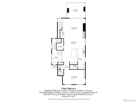Floorplan - 10155 Bellwether Ln, Lone Tree, CO 80124 photo 1 of 4