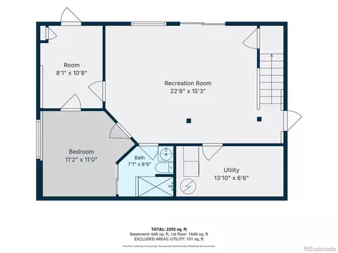 Floorplan - 153 Chickadee Ln, Bailey, CO 80421 photo 2 of 5