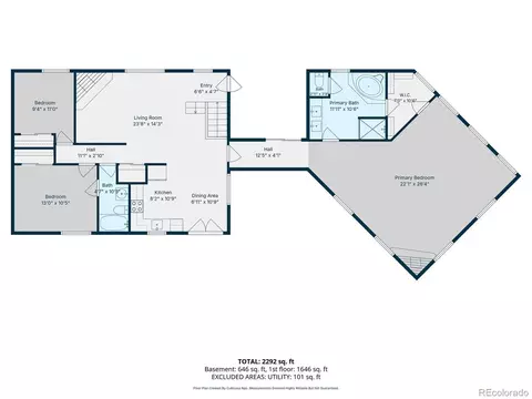 Floorplan - 153 Chickadee Ln, Bailey, CO 80421 photo 1 of 5