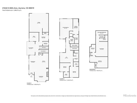 Floorplan - 21642 E 60th Ave, Aurora, CO 80019 photo 4 of 4