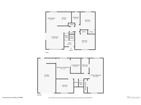 Floorplan - 541 Sycamore Dr, Windsor, CO 80550 photo 3 of 3
