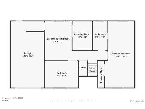 Floorplan - 541 Sycamore Dr, Windsor, CO 80550 photo 1 of 3