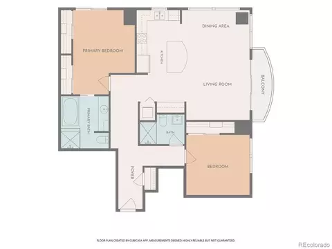 Floorplan - 400 E 3rd Ave #401, Denver, CO 80203 photo 1 of 1