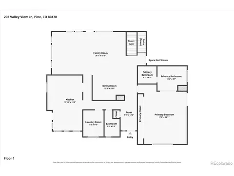 Floorplan - 203 Valley View Ln, Pine, CO 80470 photo 1 of 2