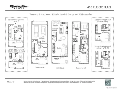 Floorplan - 14472 Tranquil Ct, Morrison, CO 80465 photo 1 of 1