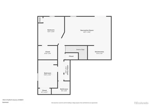 Floorplan - 19121 E Pacific Pl, Aurora, CO 80013 photo 3 of 3