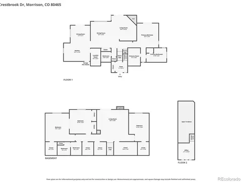 Floorplan - 5961 Crestbrook Dr, Morrison, CO 80465 photo 1 of 1