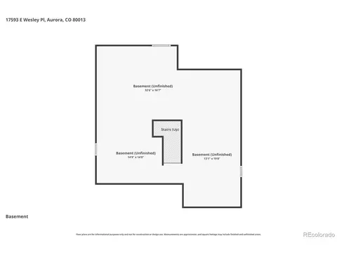 Floorplan - 17593 E Wesley Pl, Aurora, CO 80013 photo 1 of 3