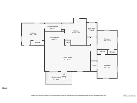 Floorplan - 1881 E 95th Ave, Thornton, CO 80229 photo 1 of 1