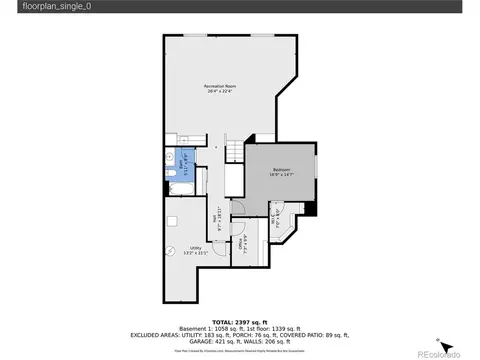Floorplan - 25019 E Alder Dr, Aurora, CO 80016 photo 1 of 3