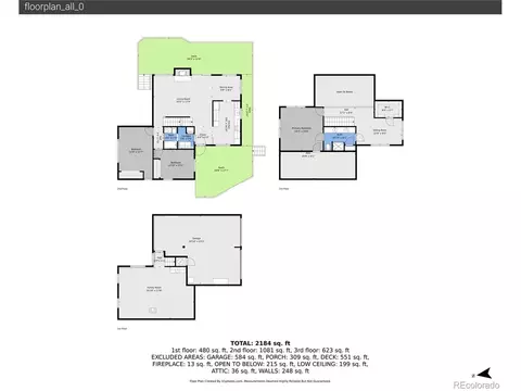 Floorplan - 6136 High Dr, Morrison, CO 80465 photo 4 of 4