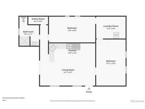 Floorplan - 3763 County Road 43, Bailey, CO 80421 photo 1 of 1