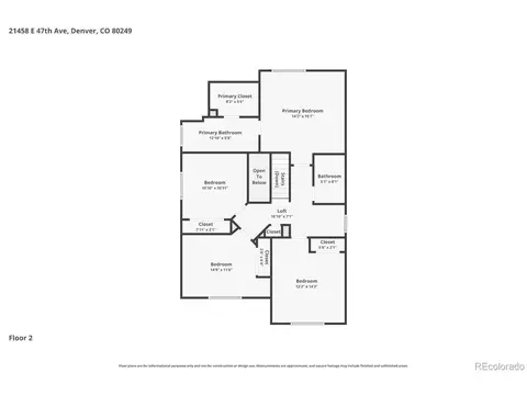 Floorplan - 21458 E 47th Ave, Denver, CO 80249 photo 3 of 3