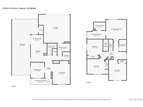 Floorplan - 21458 E 47th Ave, Denver, CO 80249 photo 1 of 1