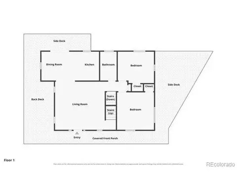 Floorplan - 1423 Roland Dr, Bailey, CO 80421 photo 2 of 2