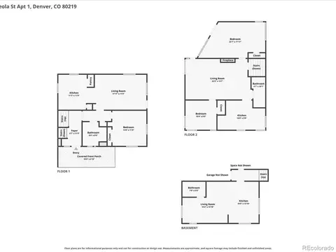 Floorplan - 1 Osceola St, Denver, CO 80219 photo 4 of 4